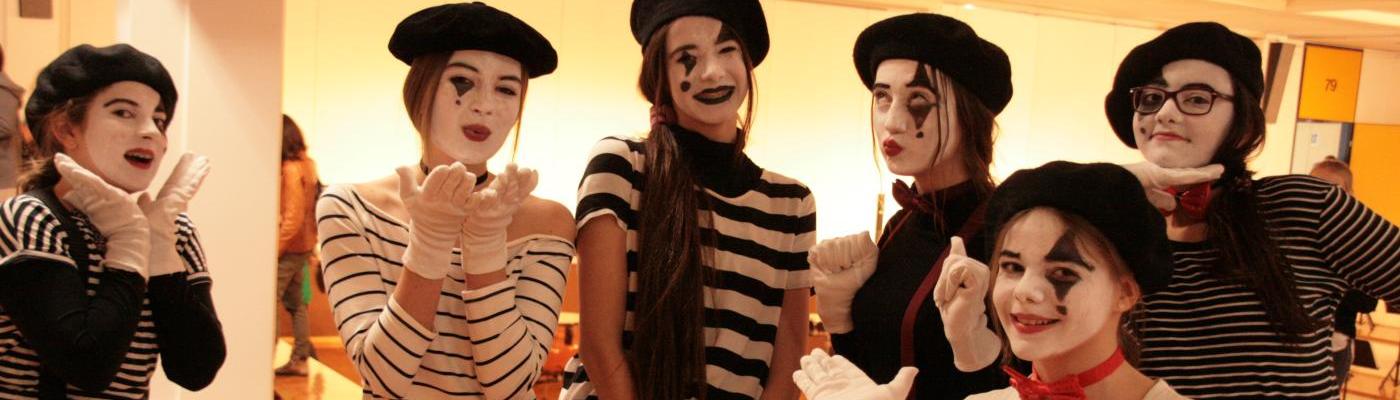 Unsere Pantomimen der Theaterwerkstatt